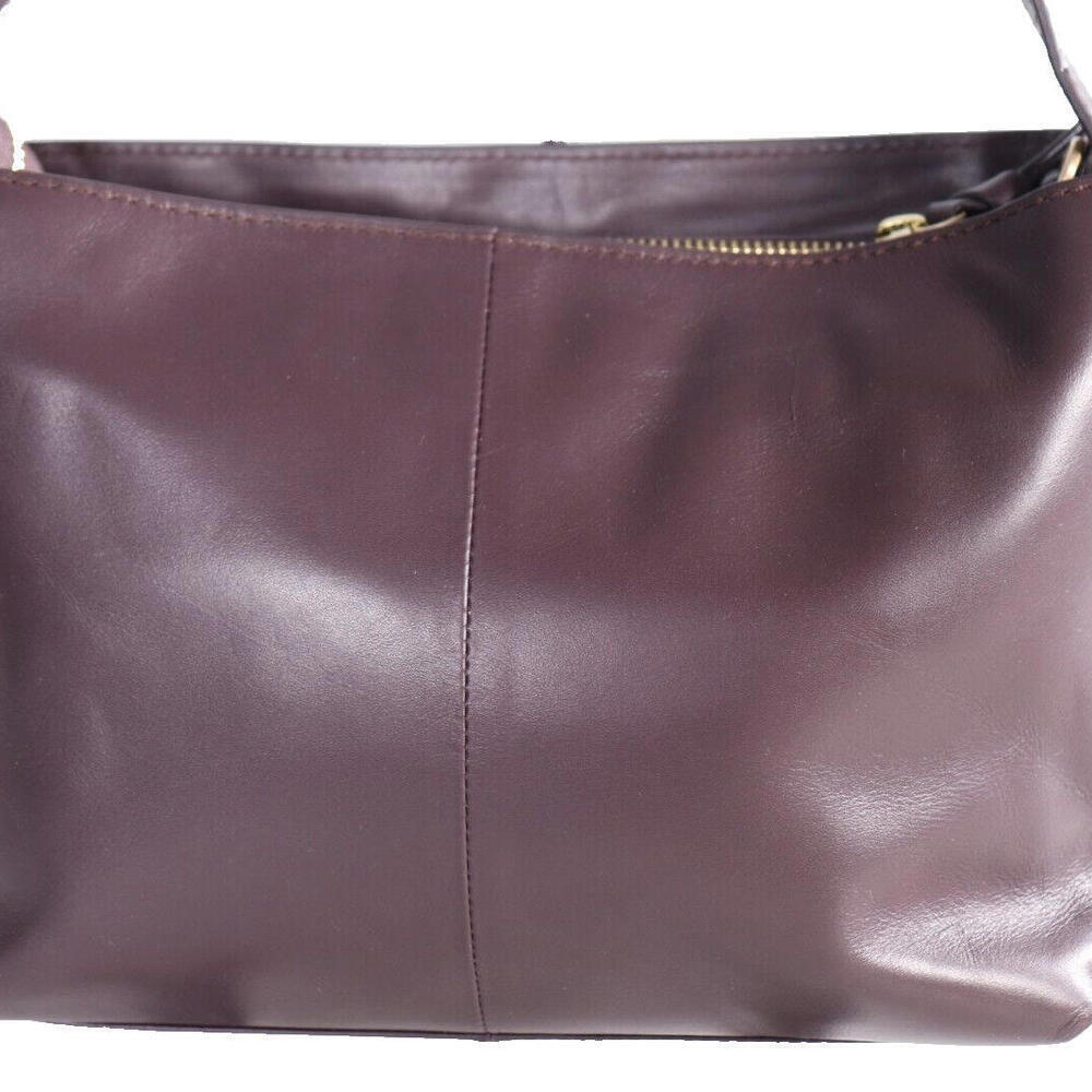 Marks & Spencer Women's One Size Maroon Faux Leather Shoulder Bag - Picture 3 of 15